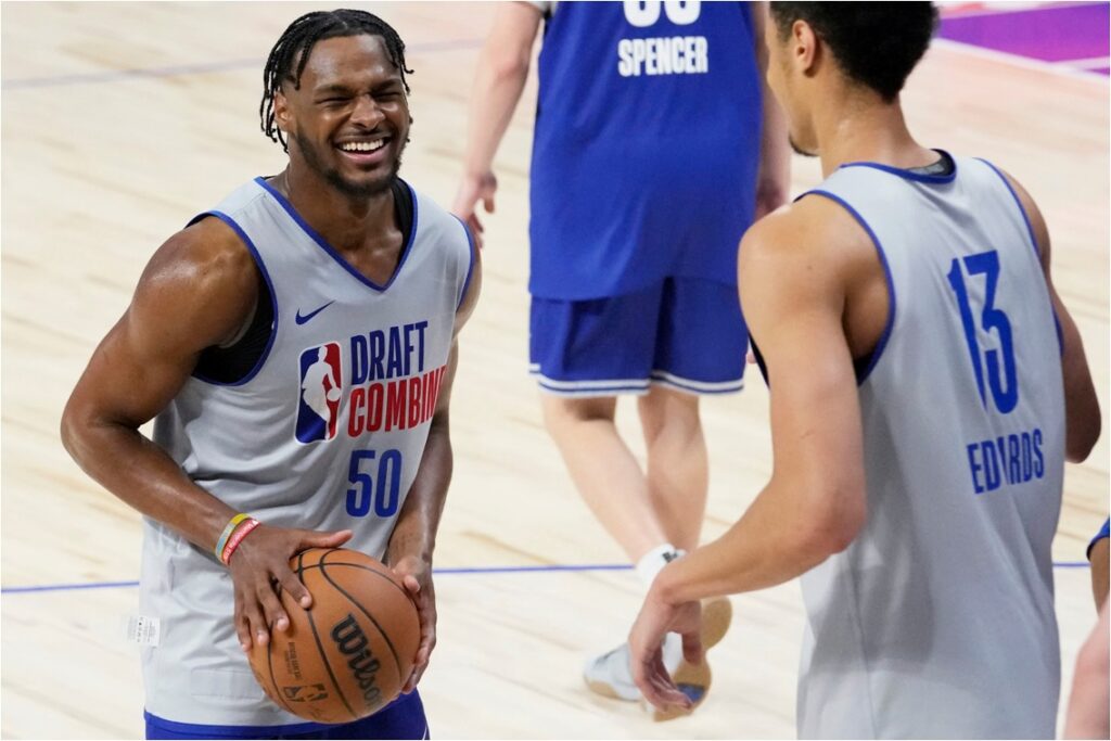 布朗尼-詹姆斯亮相NBA联合试训赛