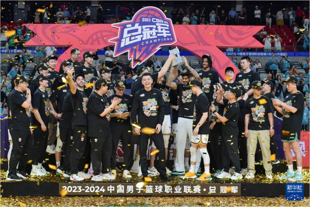 辽宁横扫新疆实现三连冠