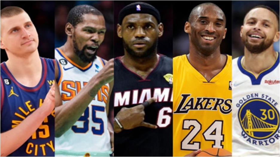 詹姆斯领衔本世纪NBA顶尖球员