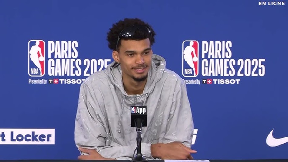 文班亚马谈NBA巴黎赛的意义