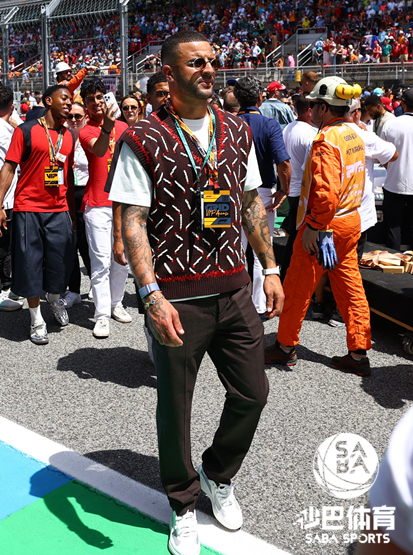 英格兰国家队造访F1西班牙大奖赛